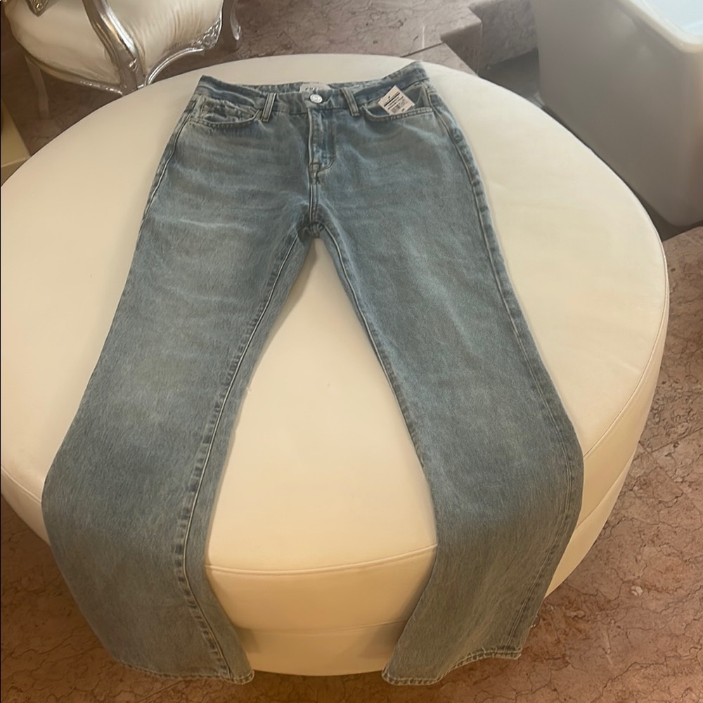 Frame Denim High Rise Blue Jeans